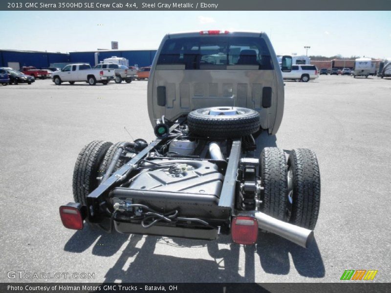 Steel Gray Metallic / Ebony 2013 GMC Sierra 3500HD SLE Crew Cab 4x4