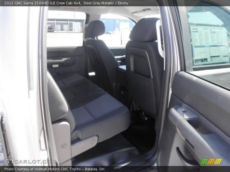 Steel Gray Metallic / Ebony 2013 GMC Sierra 3500HD SLE Crew Cab 4x4
