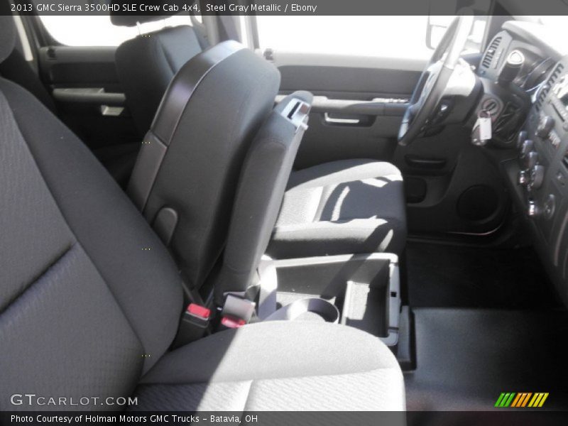 Steel Gray Metallic / Ebony 2013 GMC Sierra 3500HD SLE Crew Cab 4x4