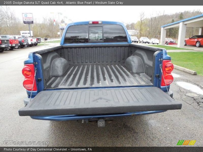 Atlantic Blue Pearl / Medium Slate Gray 2005 Dodge Dakota SLT Quad Cab 4x4