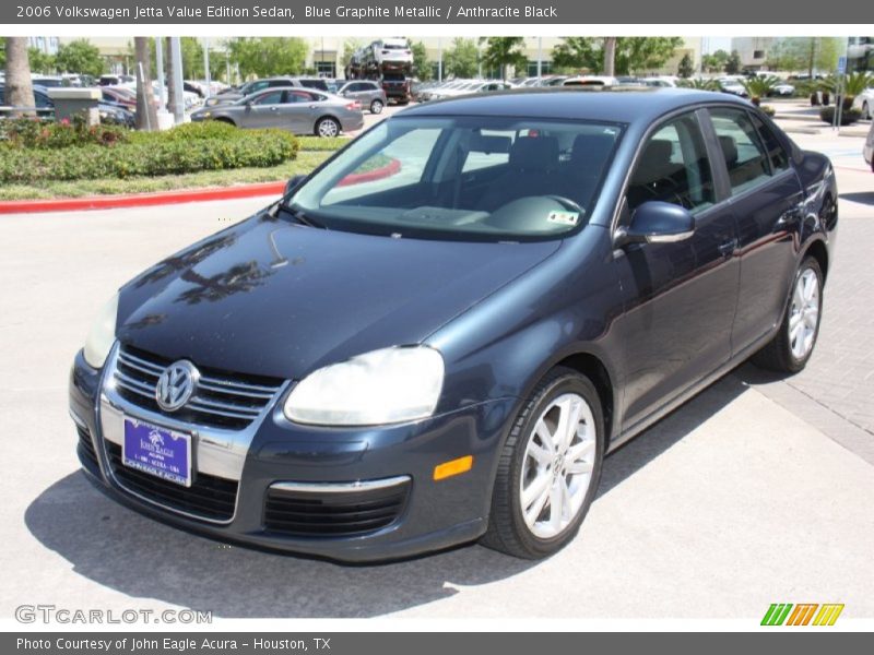 Blue Graphite Metallic / Anthracite Black 2006 Volkswagen Jetta Value Edition Sedan