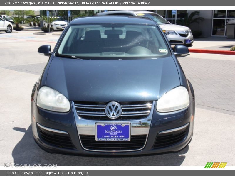 Blue Graphite Metallic / Anthracite Black 2006 Volkswagen Jetta Value Edition Sedan