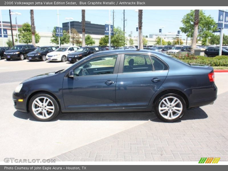 Blue Graphite Metallic / Anthracite Black 2006 Volkswagen Jetta Value Edition Sedan