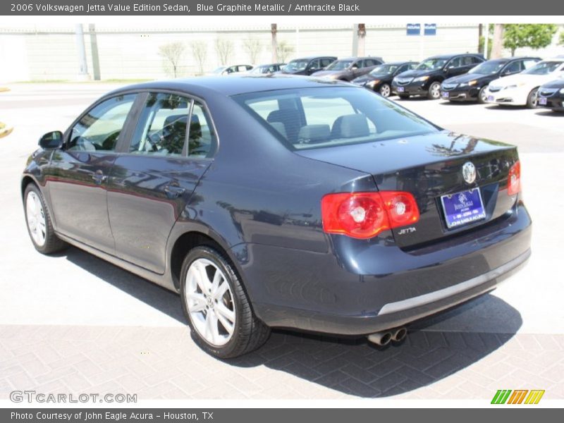Blue Graphite Metallic / Anthracite Black 2006 Volkswagen Jetta Value Edition Sedan
