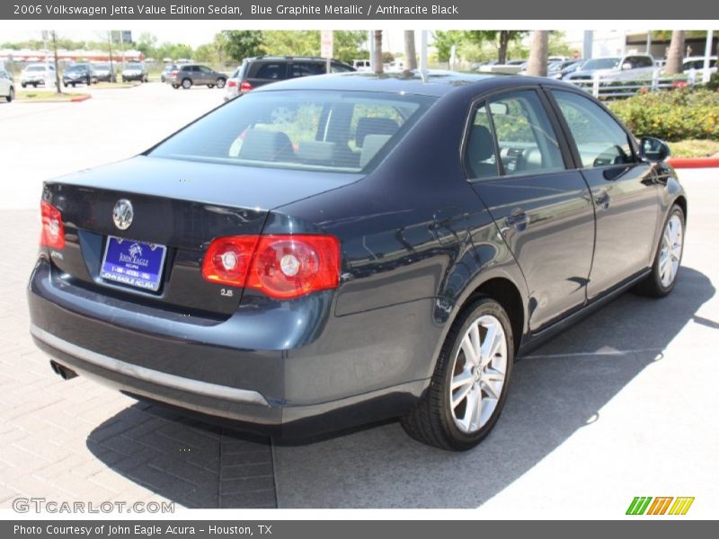 Blue Graphite Metallic / Anthracite Black 2006 Volkswagen Jetta Value Edition Sedan