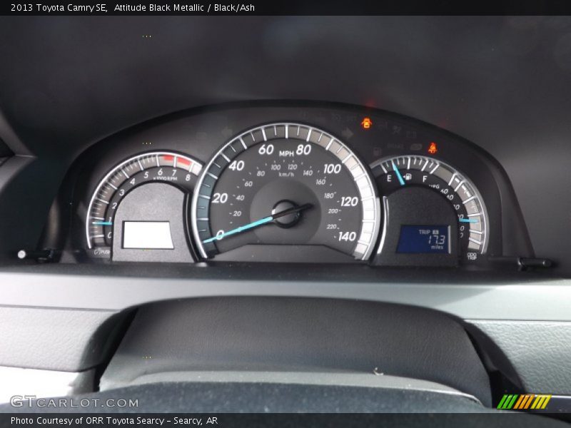 Attitude Black Metallic / Black/Ash 2013 Toyota Camry SE