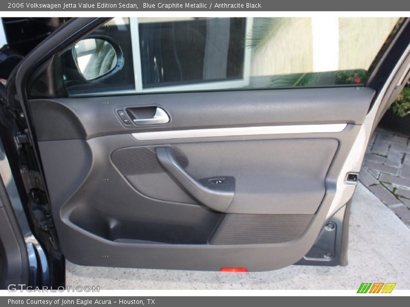 Blue Graphite Metallic / Anthracite Black 2006 Volkswagen Jetta Value Edition Sedan