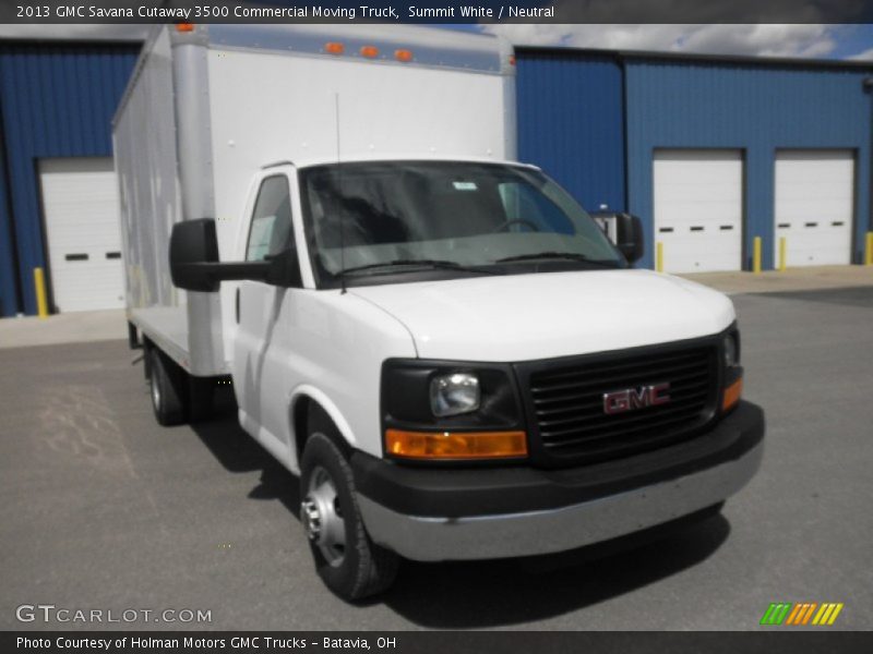 Summit White / Neutral 2013 GMC Savana Cutaway 3500 Commercial Moving Truck