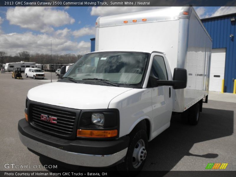 Summit White / Neutral 2013 GMC Savana Cutaway 3500 Commercial Moving Truck