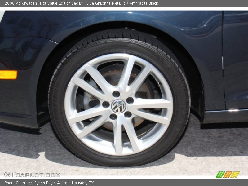 Blue Graphite Metallic / Anthracite Black 2006 Volkswagen Jetta Value Edition Sedan