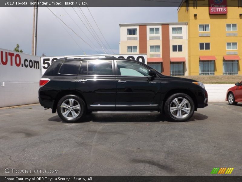 Black / Black 2013 Toyota Highlander Limited