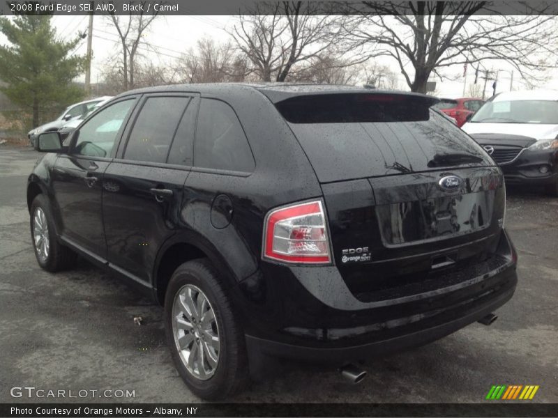 Black / Camel 2008 Ford Edge SEL AWD