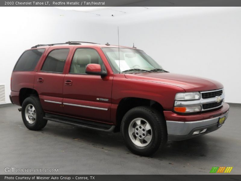 Redfire Metallic / Tan/Neutral 2003 Chevrolet Tahoe LT