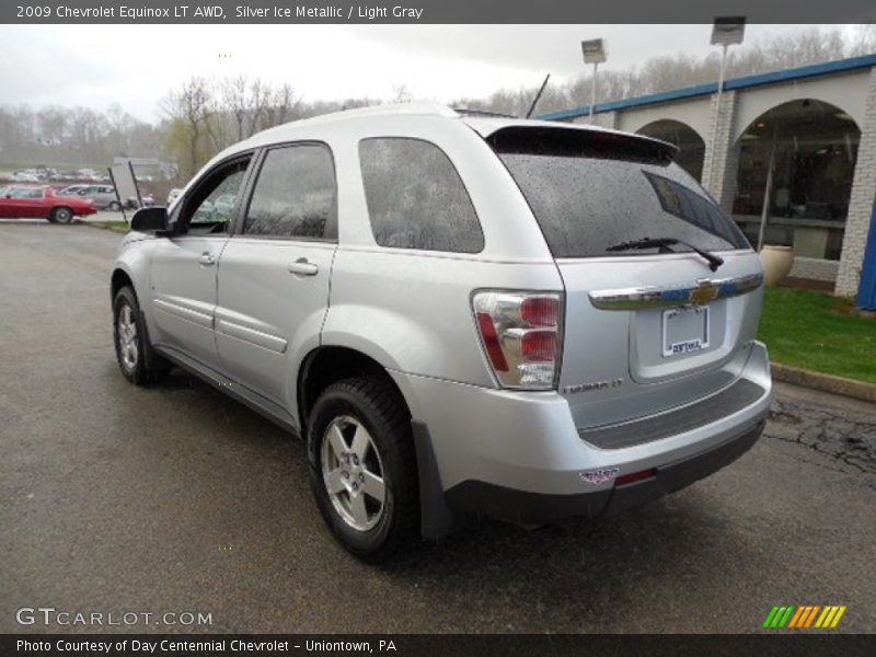 Silver Ice Metallic / Light Gray 2009 Chevrolet Equinox LT AWD
