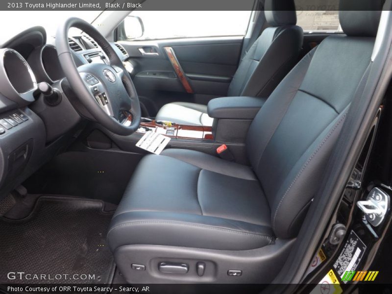  2013 Highlander Limited Black Interior