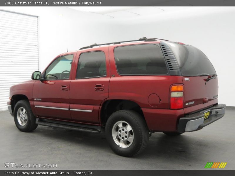 Redfire Metallic / Tan/Neutral 2003 Chevrolet Tahoe LT