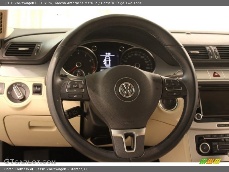 Mocha Anthracite Metallic / Cornsilk Beige Two Tone 2010 Volkswagen CC Luxury
