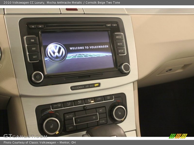 Mocha Anthracite Metallic / Cornsilk Beige Two Tone 2010 Volkswagen CC Luxury