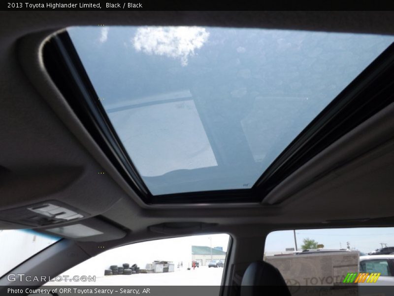 Black / Black 2013 Toyota Highlander Limited