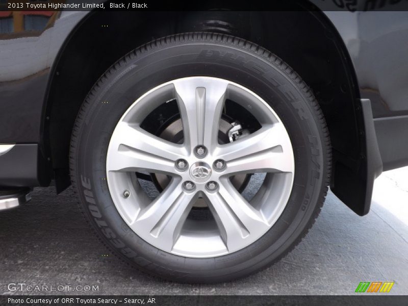 Black / Black 2013 Toyota Highlander Limited