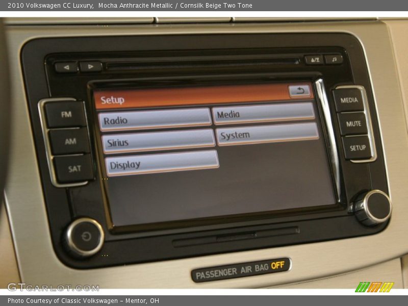 Mocha Anthracite Metallic / Cornsilk Beige Two Tone 2010 Volkswagen CC Luxury