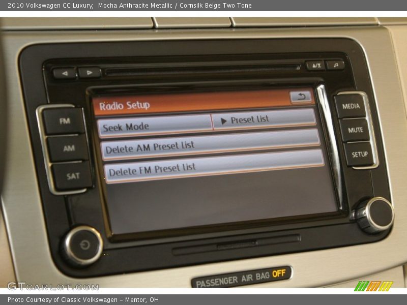 Mocha Anthracite Metallic / Cornsilk Beige Two Tone 2010 Volkswagen CC Luxury