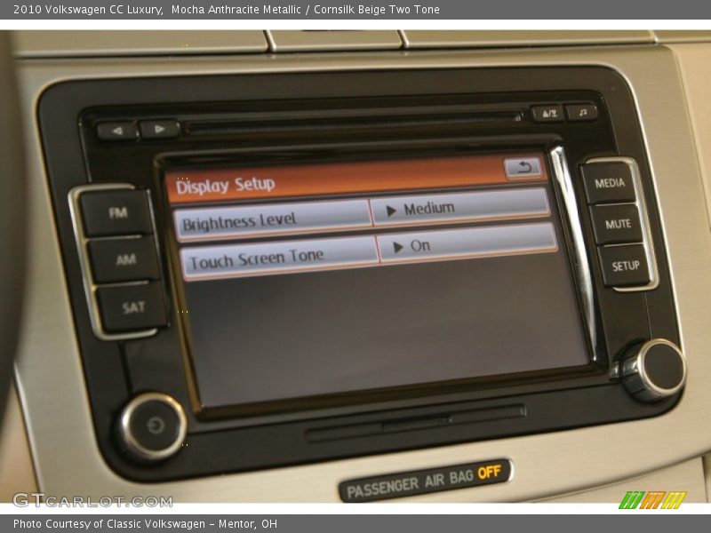 Mocha Anthracite Metallic / Cornsilk Beige Two Tone 2010 Volkswagen CC Luxury