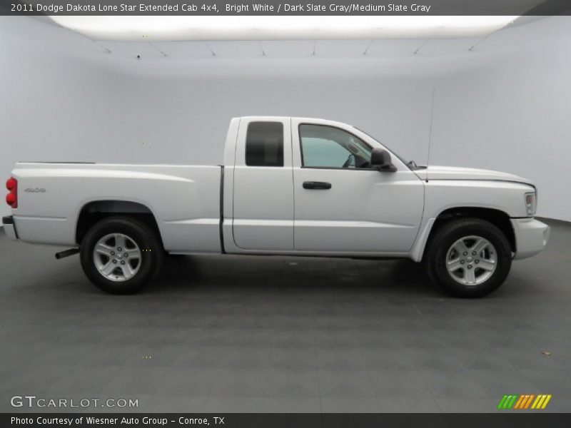  2011 Dakota Lone Star Extended Cab 4x4 Bright White