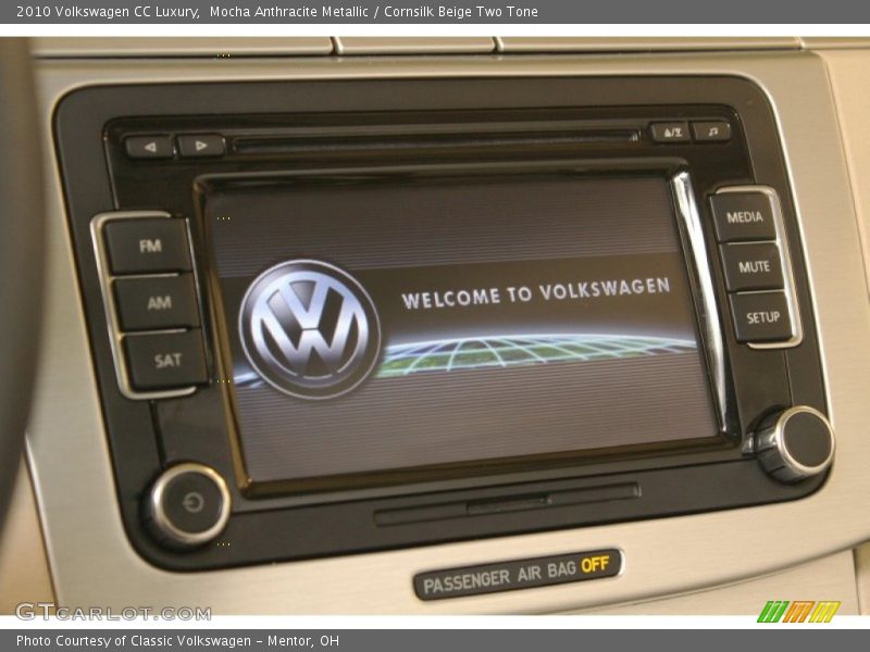 Mocha Anthracite Metallic / Cornsilk Beige Two Tone 2010 Volkswagen CC Luxury