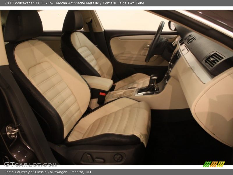 Mocha Anthracite Metallic / Cornsilk Beige Two Tone 2010 Volkswagen CC Luxury