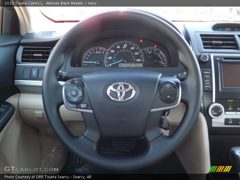 Attitude Black Metallic / Ivory 2013 Toyota Camry L