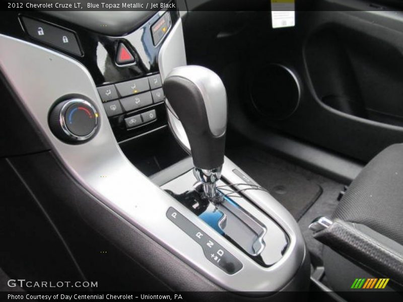 Blue Topaz Metallic / Jet Black 2012 Chevrolet Cruze LT