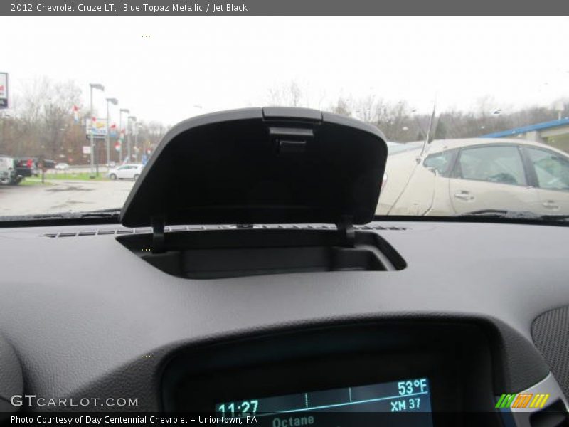 Blue Topaz Metallic / Jet Black 2012 Chevrolet Cruze LT