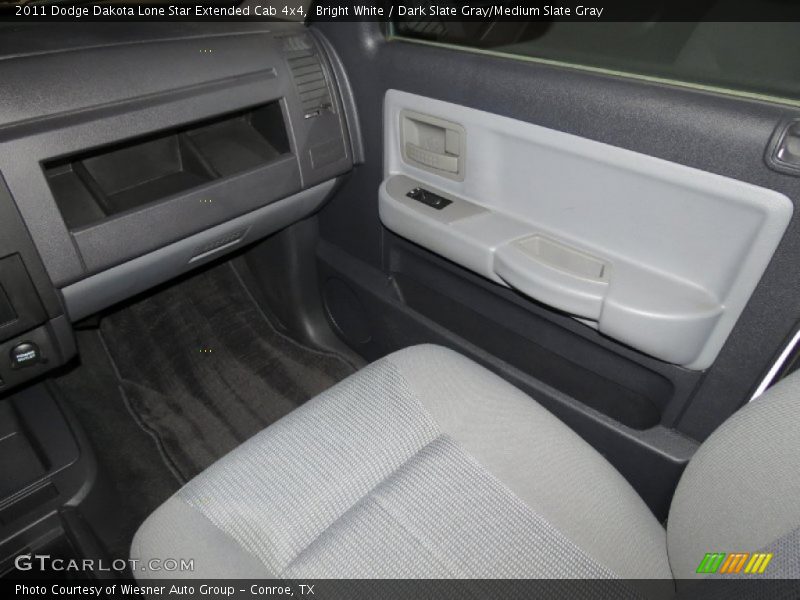 Bright White / Dark Slate Gray/Medium Slate Gray 2011 Dodge Dakota Lone Star Extended Cab 4x4