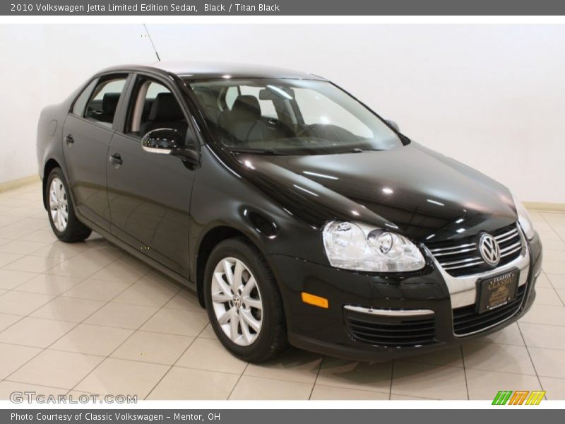 Black / Titan Black 2010 Volkswagen Jetta Limited Edition Sedan