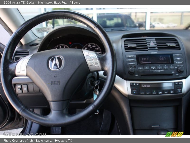 Nighthawk Black Pearl / Ebony 2004 Acura TSX Sedan