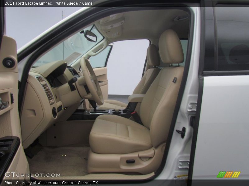 White Suede / Camel 2011 Ford Escape Limited