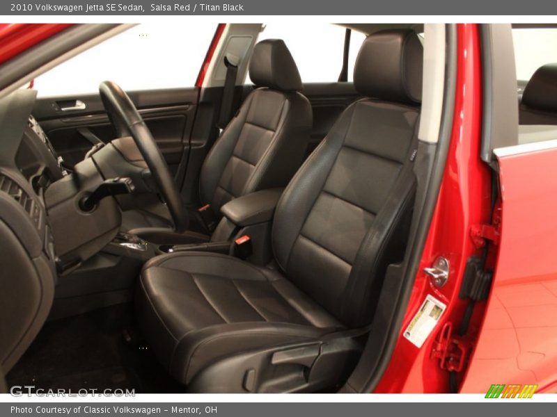 Front Seat of 2010 Jetta SE Sedan