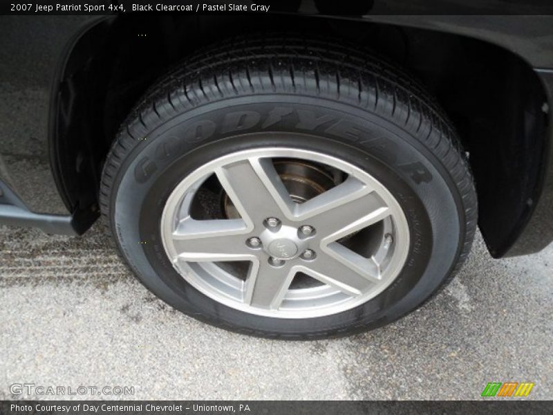 Black Clearcoat / Pastel Slate Gray 2007 Jeep Patriot Sport 4x4