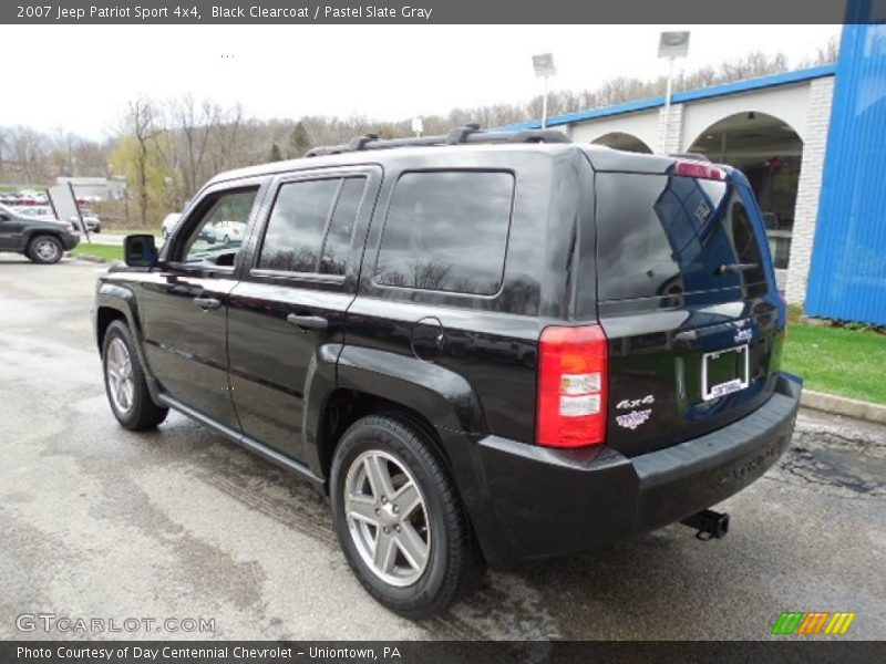 Black Clearcoat / Pastel Slate Gray 2007 Jeep Patriot Sport 4x4