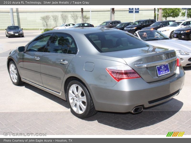Silver Jade Metallic / Taupe Gray 2010 Acura RL Technology