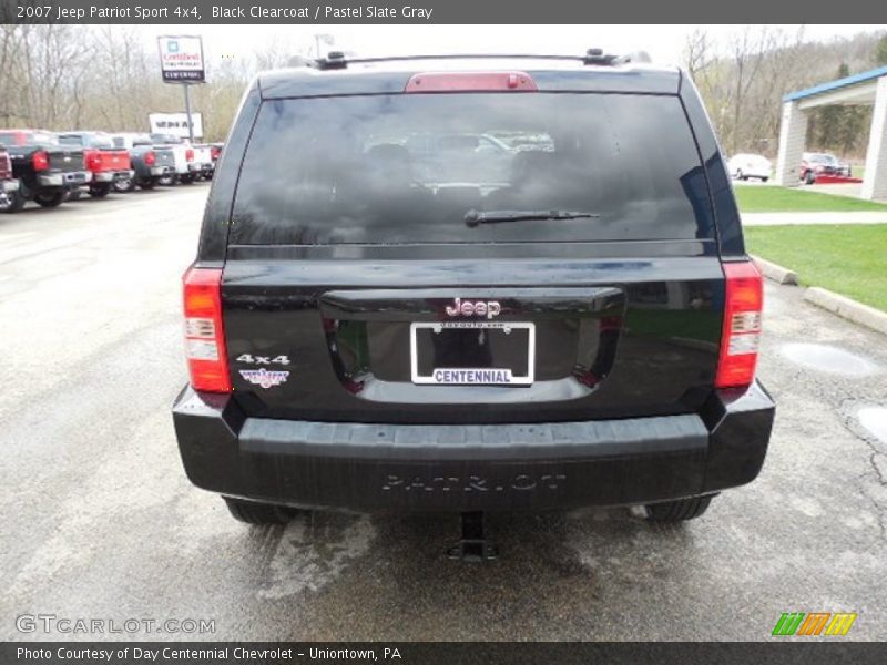Black Clearcoat / Pastel Slate Gray 2007 Jeep Patriot Sport 4x4
