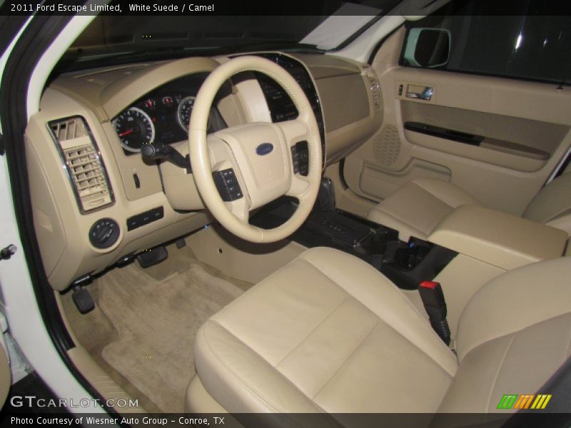 White Suede / Camel 2011 Ford Escape Limited
