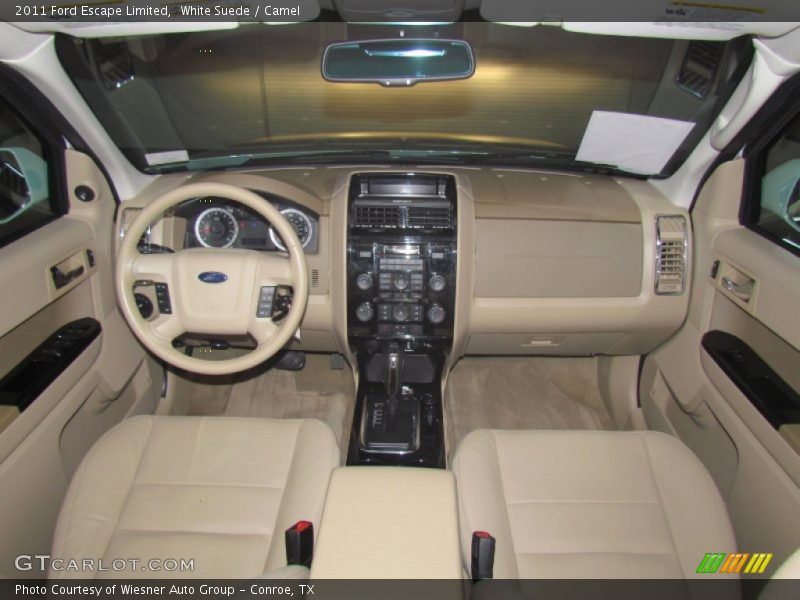 White Suede / Camel 2011 Ford Escape Limited