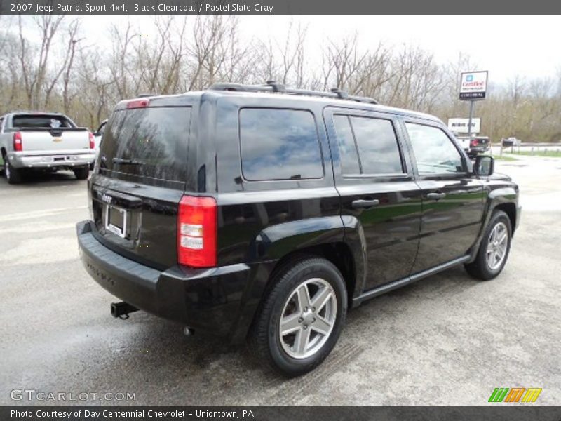 Black Clearcoat / Pastel Slate Gray 2007 Jeep Patriot Sport 4x4