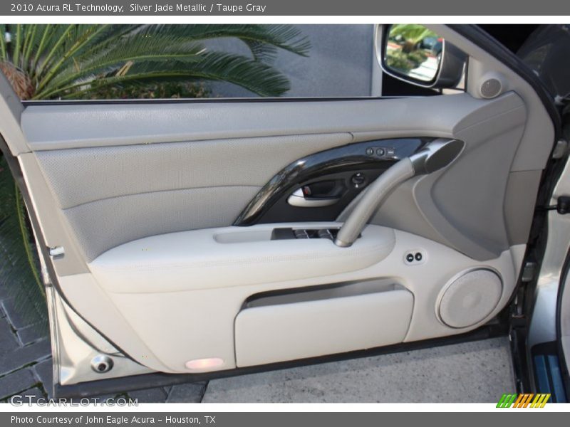 Silver Jade Metallic / Taupe Gray 2010 Acura RL Technology