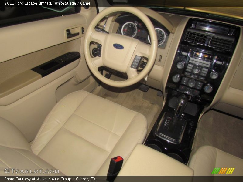 White Suede / Camel 2011 Ford Escape Limited