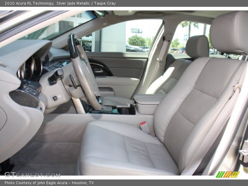Silver Jade Metallic / Taupe Gray 2010 Acura RL Technology