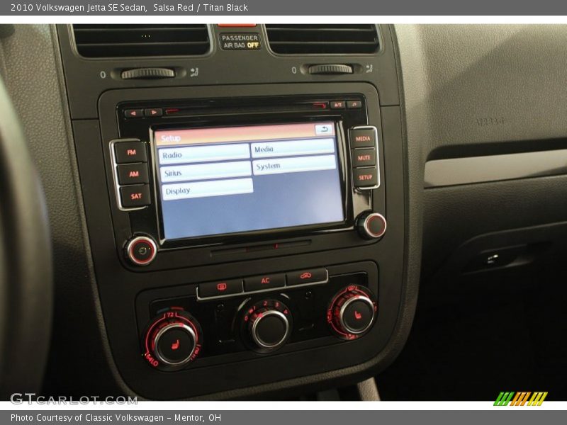 Salsa Red / Titan Black 2010 Volkswagen Jetta SE Sedan