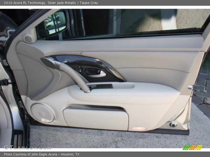 Silver Jade Metallic / Taupe Gray 2010 Acura RL Technology